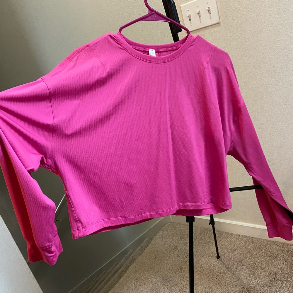 Sonic pink Muscle Love Abrasion Resistant Long Sleeve